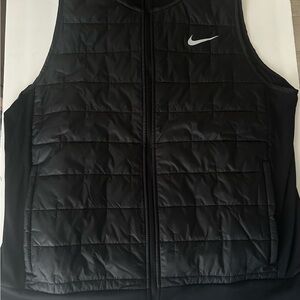Nike women Black Quilted Vest